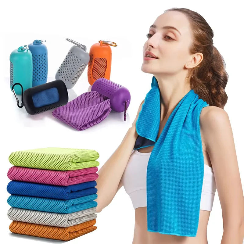 Quick-Dry Sports Cooling Towel - Microfiber Workout Towel