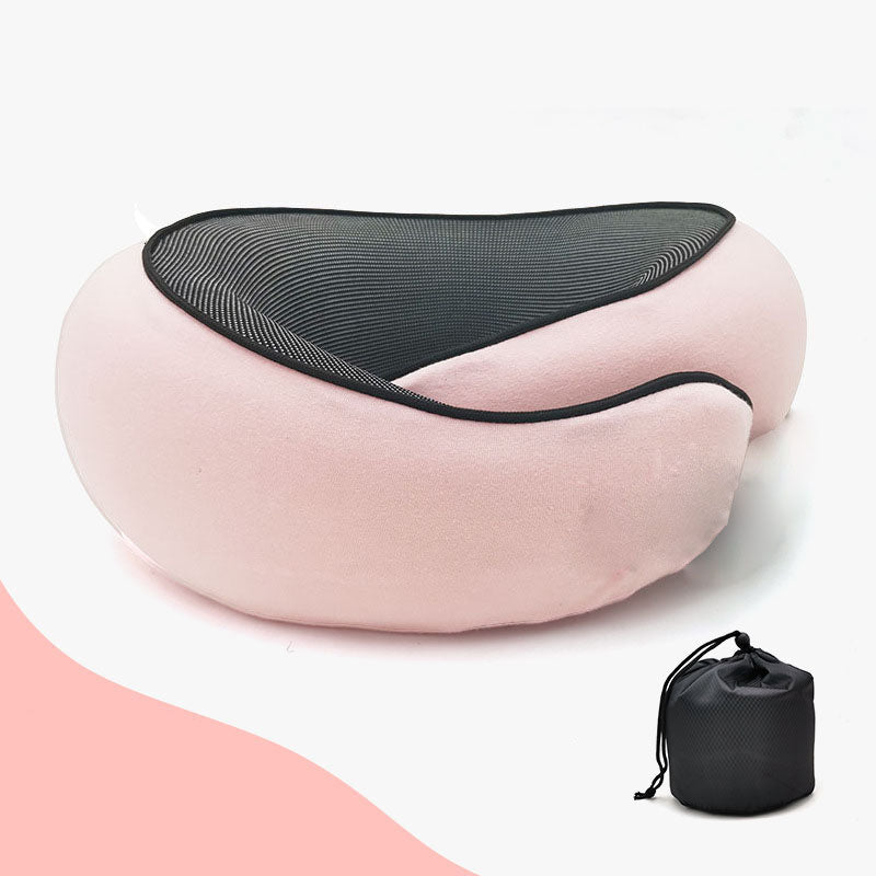 Memory Foam Neck Pillow - Travel Snail Design Support Pillow