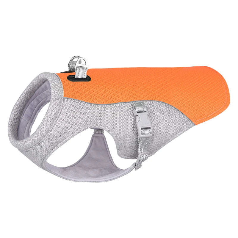 Summer Dog Cooling Vest - Breathable Mesh Pet Cooling Jacket