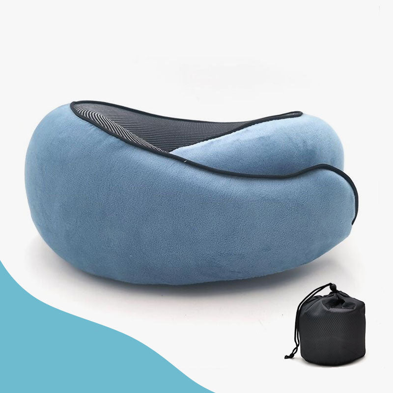 Memory Foam Neck Pillow - Travel Snail Design Support Pillow