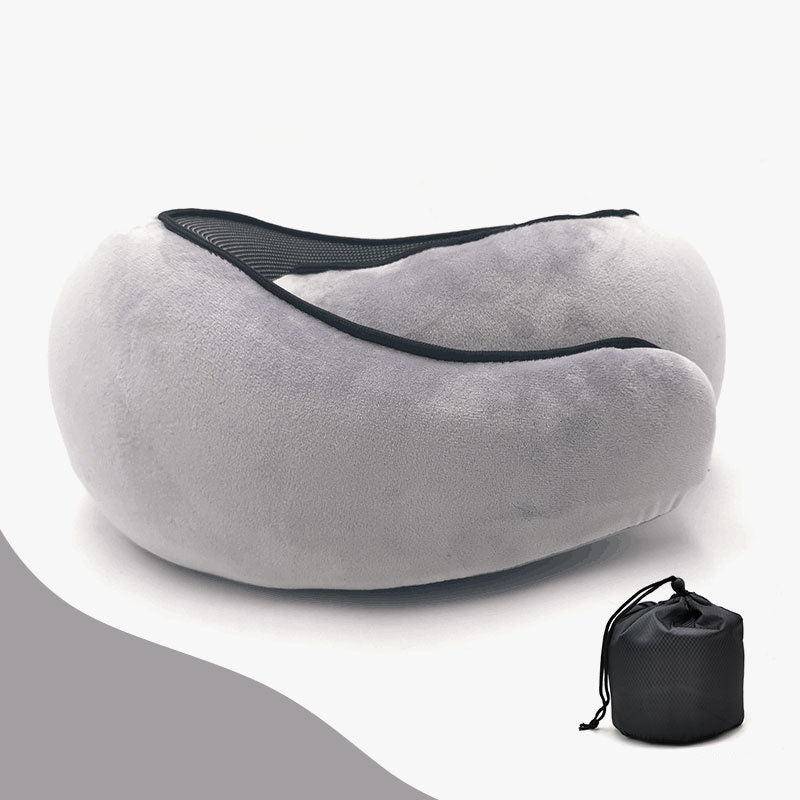 Memory Foam Neck Pillow - Travel Snail Design Support Pillow