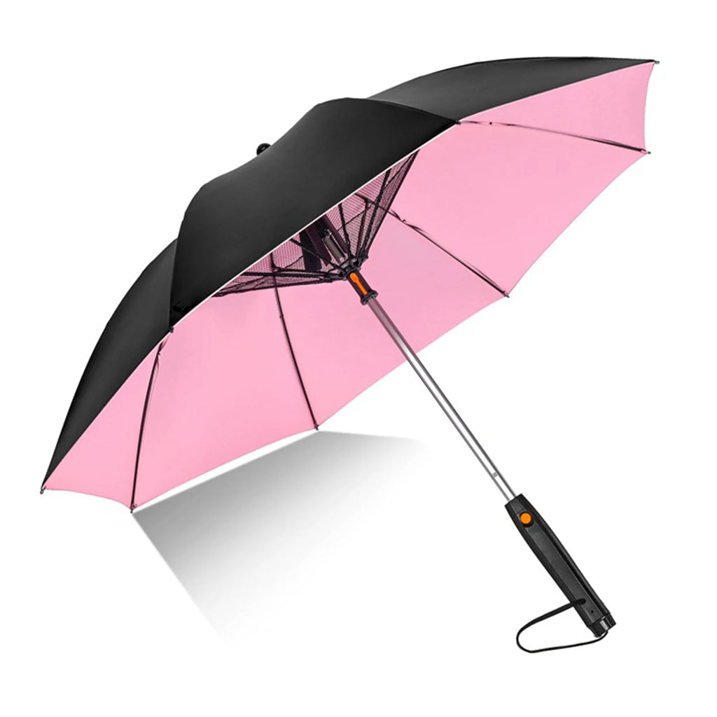 Portable Umbrella with Fan & Misting - Cooling Sun Shade
