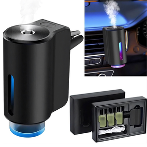 Electric car air freshener vent clip diffuser