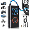 Portable wireless car tire air pump inflator