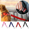 Adjustable pet car seat belt harness for dogs