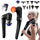 Fascia massage gun with extension handle for deep tissue relief