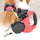 Retractable dog leash with built-in LED light