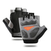 Fingerless anti-slip gym workout gloves