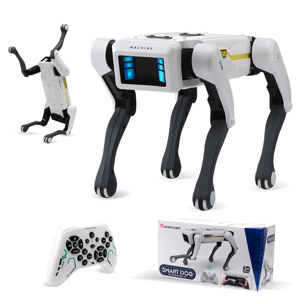 Interactive AI robot dog toy for kids