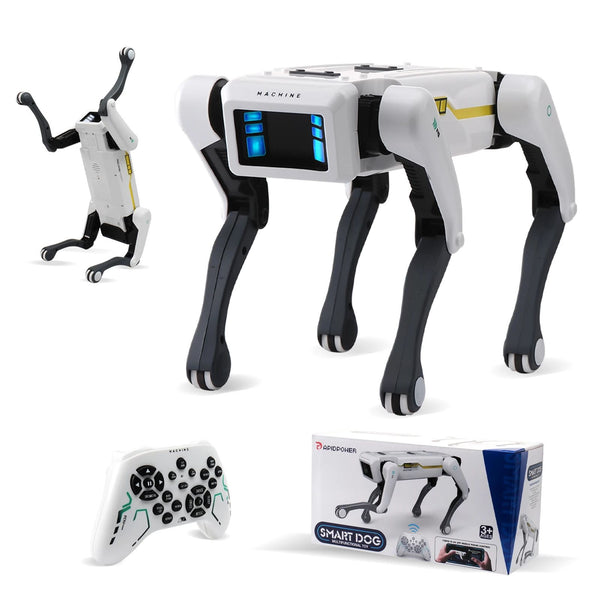 Interactive AI robot dog toy for kids