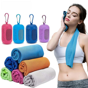 Quick-Dry Sports Cooling Towel - Microfiber Workout Towel