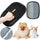 Electrostatic pet hair removal glove for dogs and cats