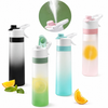 2-in-1 spray mist sports water bottle