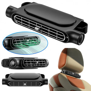 Cooling Car Seat Fan - Portable Backseat Ventilation Fan