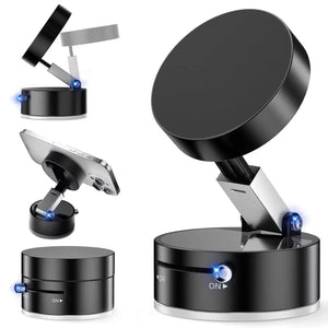 Foldable phone suction holder for car and desk