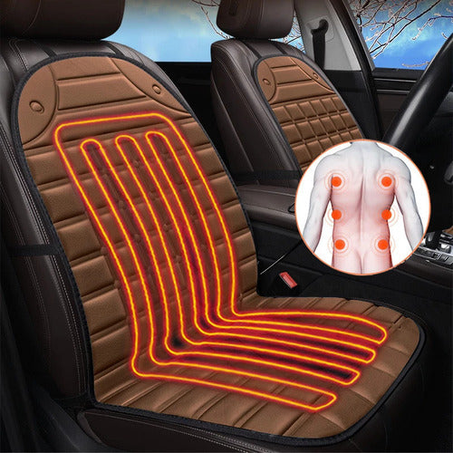 Premium (2-Pack) Heated Car Seat Cushion – Comfort & Pain Relief for Driving