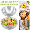 Stainless Steel Cooling Bowl - Insulated Pet Water & Food Bowl