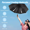 Portable Umbrella with Fan & Misting - Cooling Sun Shade