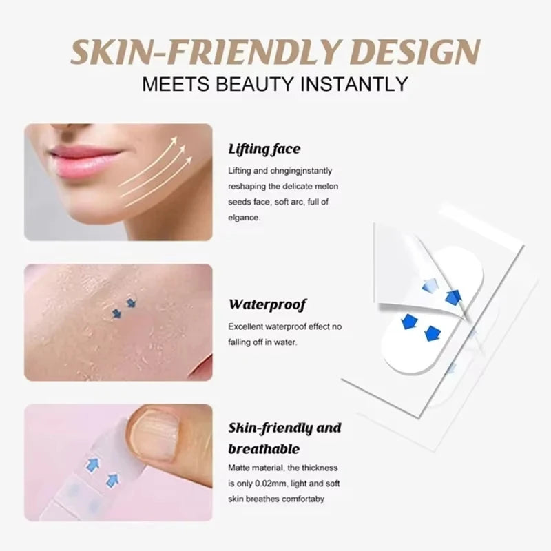 Invisible Face Lift Stickers - Instant Skin Tightening Tape