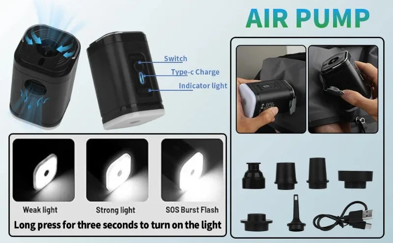 Premium Travel Vacuum Compression Bag & Electric Pump System – Space-Saving Organizer for Luggag