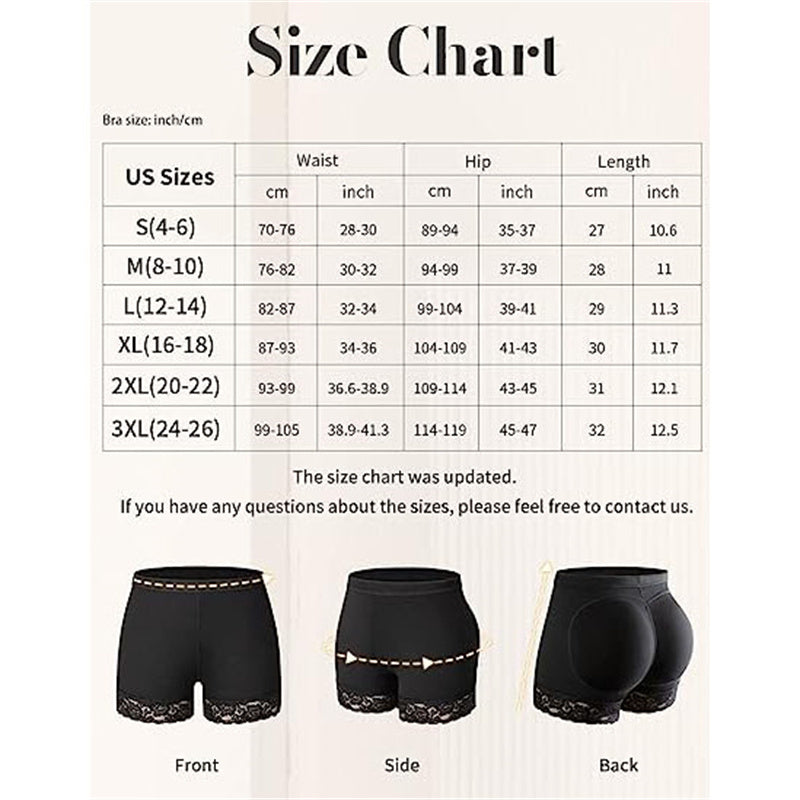 Hip Lifter with Padded Shapers - Butt Enhancing Shapewear