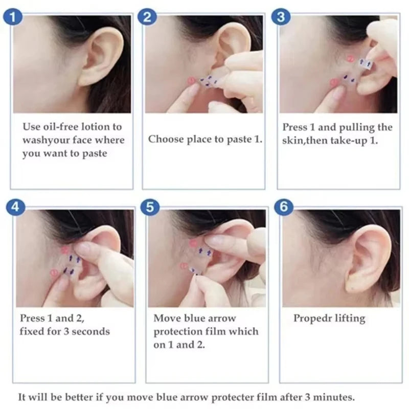 Invisible Face Lift Stickers - Instant Skin Tightening Tape