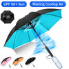 Portable Umbrella with Fan & Misting - Cooling Sun Shade
