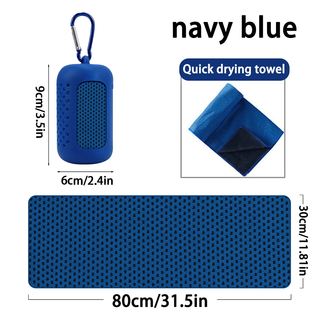 Quick-Dry Sports Cooling Towel - Microfiber Workout Towel