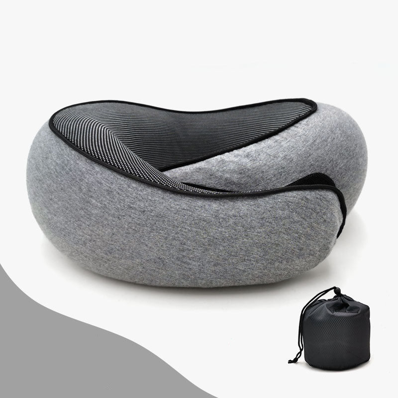 Memory Foam Neck Pillow - Travel Snail Design Support Pillow