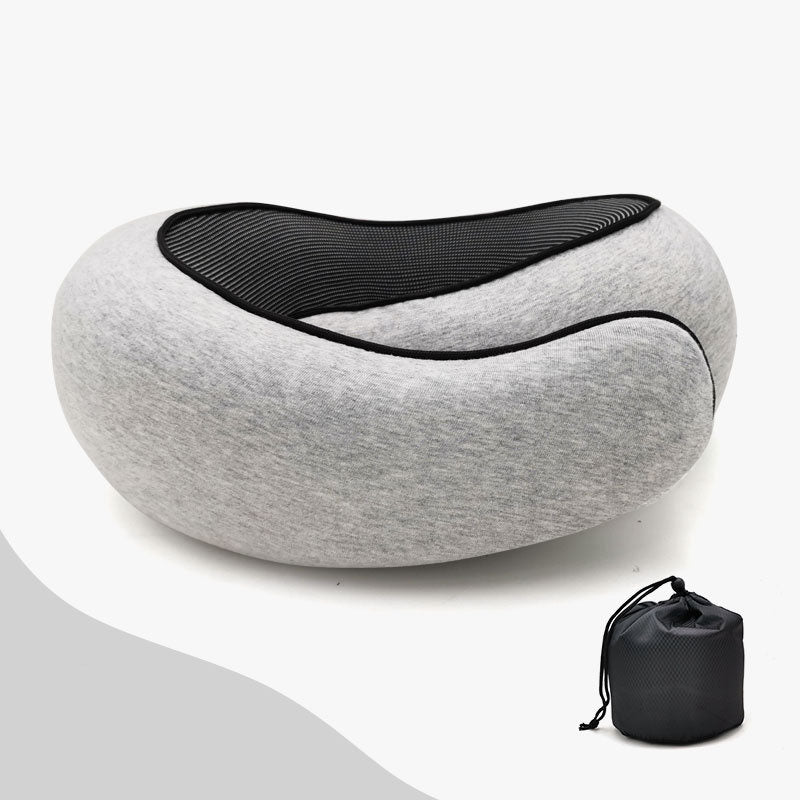 Memory Foam Neck Pillow - Travel Snail Design Support Pillow
