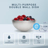 Stainless Steel Cooling Bowl - Insulated Pet Water & Food Bowl