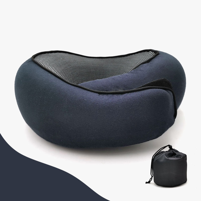 Memory Foam Neck Pillow - Travel Snail Design Support Pillow