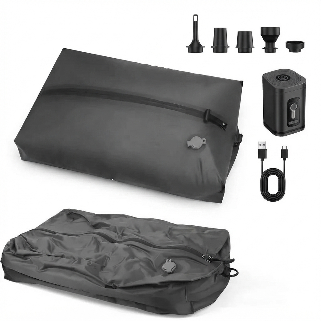 Premium Travel Vacuum Compression Bag & Electric Pump System – Space-Saving Organizer for Luggag